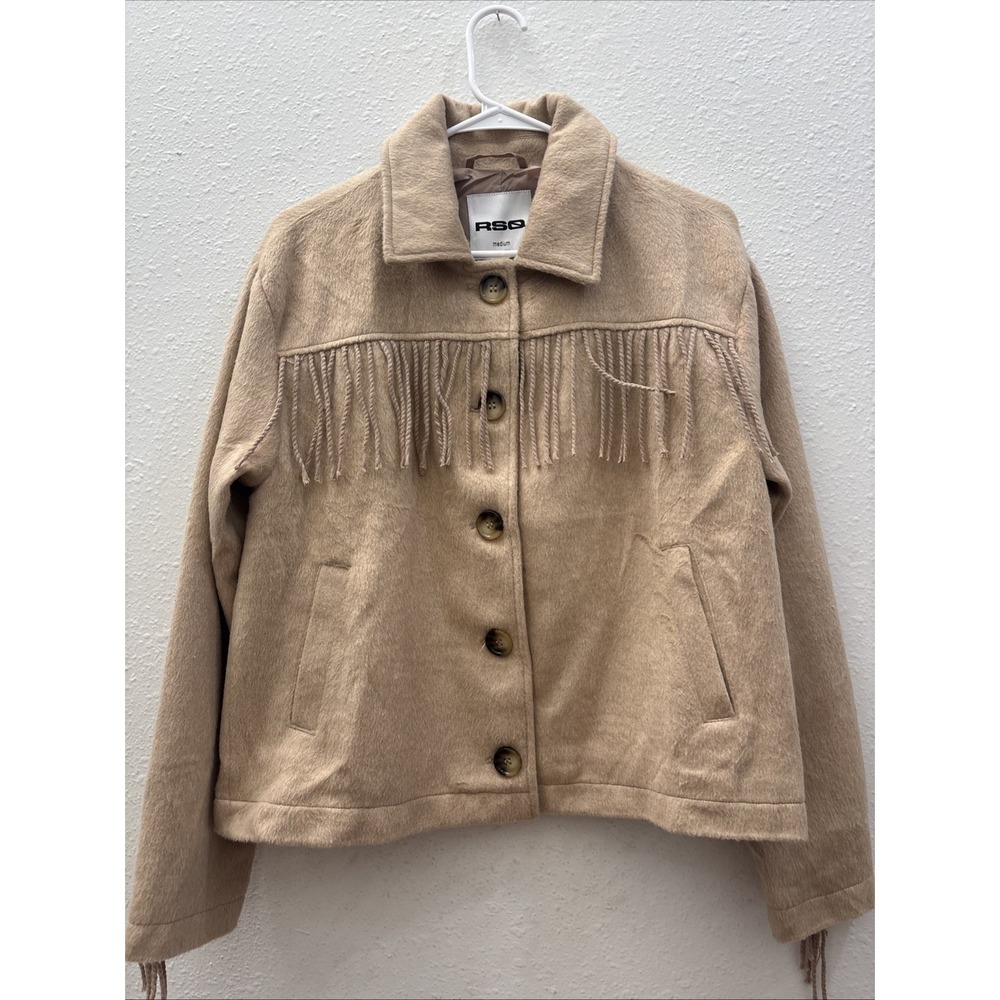 RSQ Jacket Women Size M, Crème Color